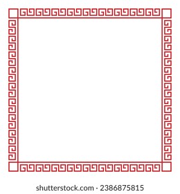 Vector traditional chinese border design chinese frame.