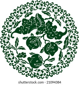 Vector of Traditional Chinese Classical Artistic Pattern