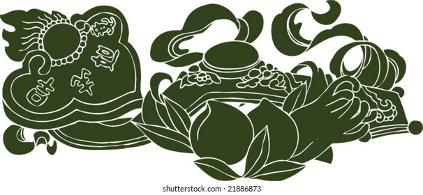 Vector of Traditional Chinese Classical Artistic Pattern