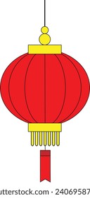 Vector of Traditional Chinese Lantern 
