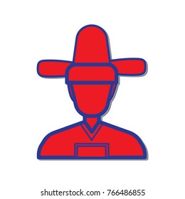 vector traditional clothes korean stickers