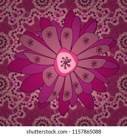 Vector traditional ethnic background in black, blue and gray colors. Ornament consisting of mandalas. Seamless geometric arabesque oriental pattern.