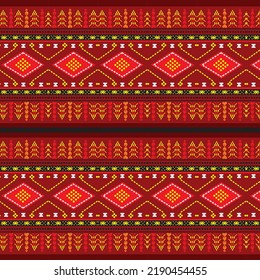 vector of traditional Indonesian ethnic fabric motifs