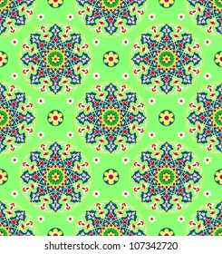 Vector of traditional Islamic Pattern on white