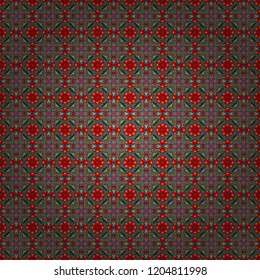 Vector traditional oriental background in brown, pink and blue colors. Seamless pattern with the pre-existing geometry in the drawing. Tribal ethnic arabic, indian, turkish patern ornament.