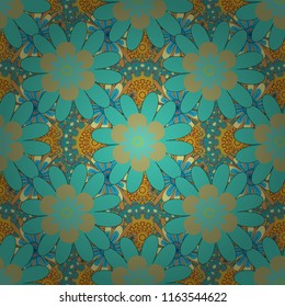 Vector traditional oriental background in red, orange and yellow colors. Seamless pattern with the pre-existing geometry in the drawing. Tribal ethnic arabic, indian, turkish patern ornament.