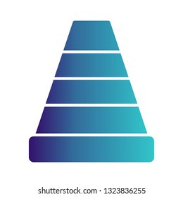 Vector Traffic Cone Icon
