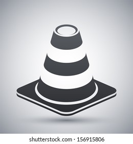 Vector Traffic Cone Icon