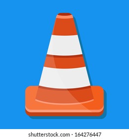 Vector Traffic Cone Icon