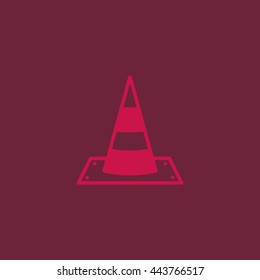 Vector traffic cone icon