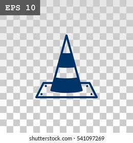 Vector traffic cone icon