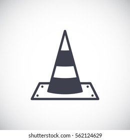 Vector traffic cone icon