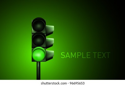 Vector Traffic Lamp Design