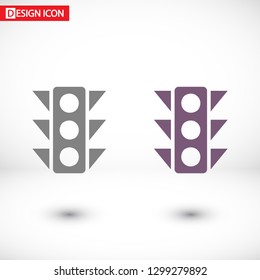 Vector traffic light Icon
