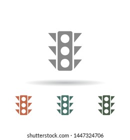 Vector traffic light Icon . Lorem Ipsum Illustration design