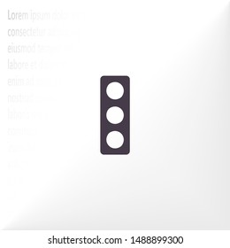 Vector traffic light Icon . Lorem Ipsum Illustration design