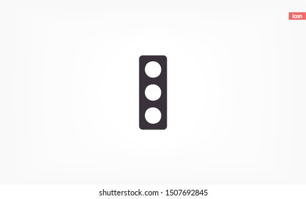 Vector traffic light Icon . Lorem Ipsum Illustration design