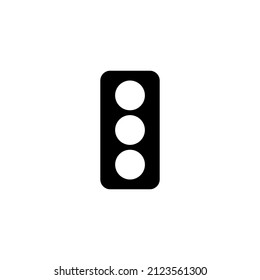 Vector traffic light icon. Traffic light signal vector icon
