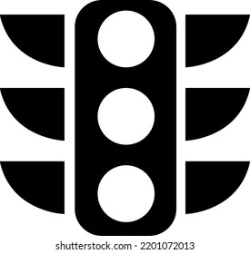 Vector traffic light icon. Transportation traffic light symbol icon.eps
