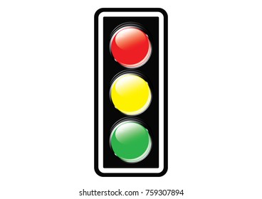 Vector traffic lights,design concept for start up, business solutions,development and innovation, creativity, icon