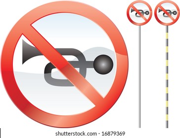 vector traffic sign