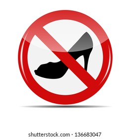 Vector Traffic Sign isolated on white background