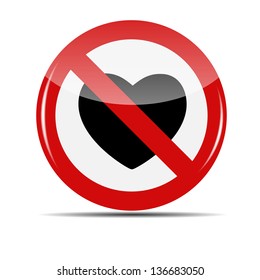 Vector Traffic Sign isolated on white background