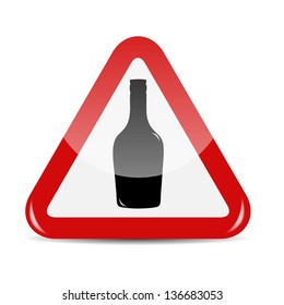 Vector Traffic Sign isolated on white background