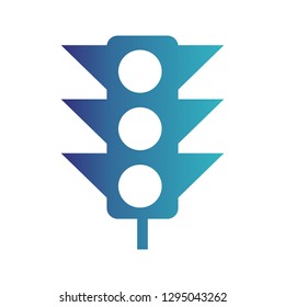 Vector traffic signal icon