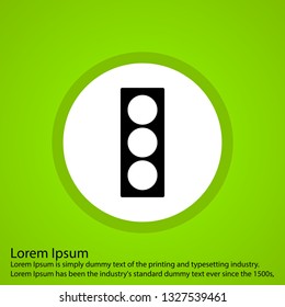 Vector Traffic Signal Icon