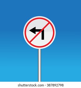 Vector traffic signs
