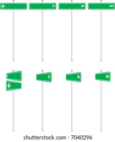 vector traffic signs