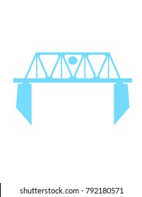 Vector Train Bridge