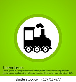 Vector train icon
