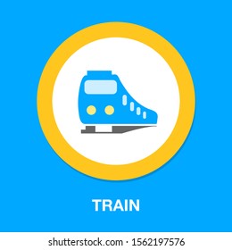 Vector Train icon. subway Train Vector Train icon. subway Train