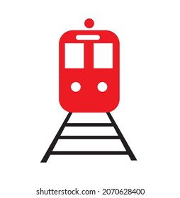 Vector train or rail image or illustration