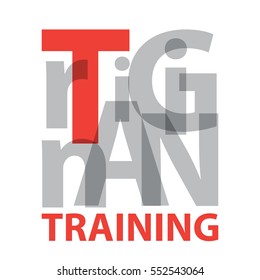 Vector training. Broken text