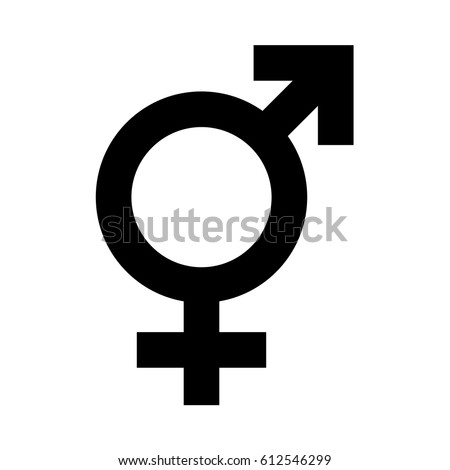 Vector transgender symbol
