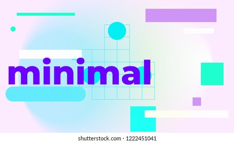 Vector transition gradient effect. Vibrant clear abstract background. Transparency colored shapes backdrop
