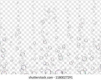 Realistic Water Rain Drops Transparent Background Stock Vector (Royalty ...