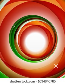 Abstrakte Vektorgrafik-Farb-Wellenlinien, glänzende Glaswellen, abstrakte Vektorhintergründe, glänzende Lichteffekten-Vorlagen für Web-Banner, Geschäfts- oder Technologiepräsentationshintergrund