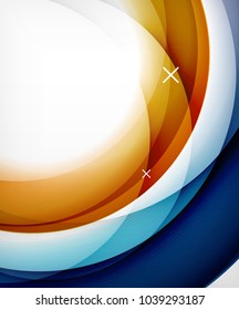 Vector transparent color wave lines abstract background, glossy glass waves, vector abstract backgrounds, shiny light effects templates for web banner, business or technology presentation background