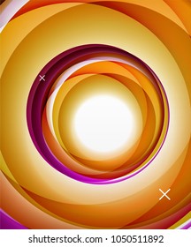 Vector transparent color wave lines abstract background, glossy glass waves, vector abstract backgrounds, shiny light effects templates for web banner, business or technology presentation background