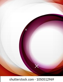 Vector transparent color wave lines abstract background, glossy glass waves, vector abstract backgrounds, shiny light effects templates for web banner, business or technology presentation background