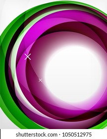 Vector transparent color wave lines abstract background, glossy glass waves, vector abstract backgrounds, shiny light effects templates for web banner, business or technology presentation background