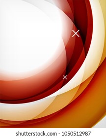 Vector transparent color wave lines abstract background, glossy glass waves, vector abstract backgrounds, shiny light effects templates for web banner, business or technology presentation background