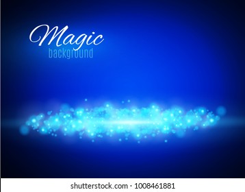 Vector transparent elegant light effect. White spark presentation empty place. Sparkling glow scene White glowing light burst explosion on transparent background. Vector illustration light 