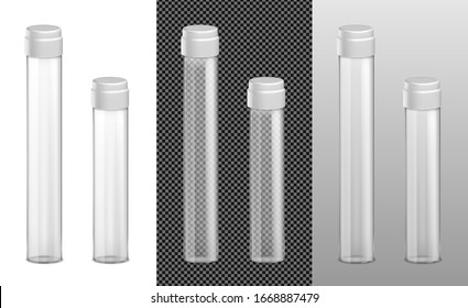 Vector transparent glass bottle with lid for oil or juice. Hand antiseptic