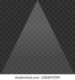 Vector transparent light of street lamp