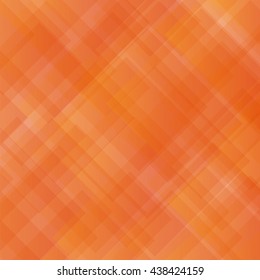 Vector Transparent Square Background. Abstract Orange Square Pattern.